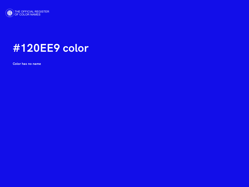 #120EE9 color image