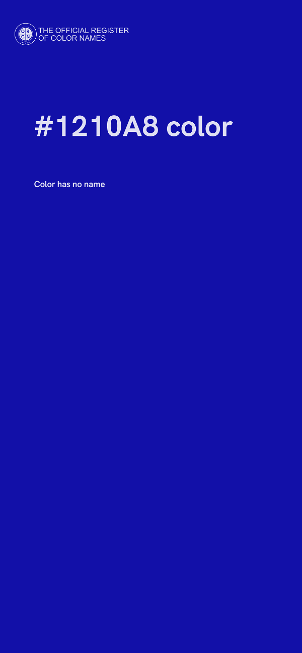 #1210A8 color image