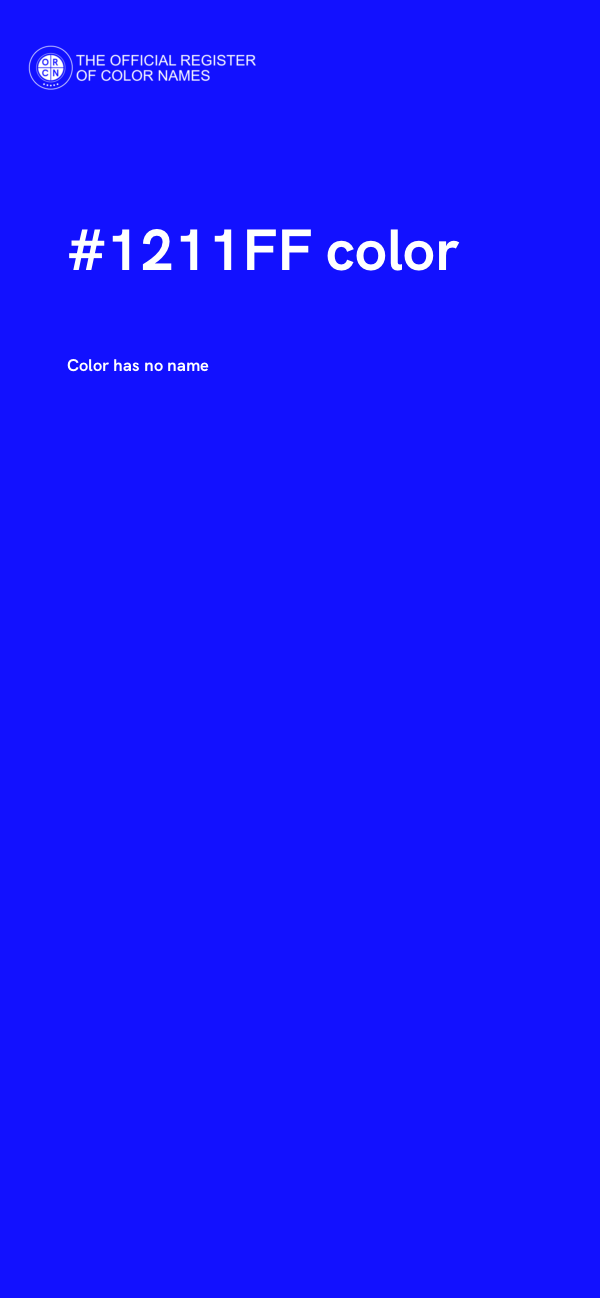 #1211FF color image