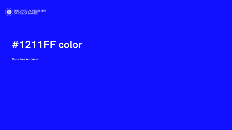 #1211FF color image