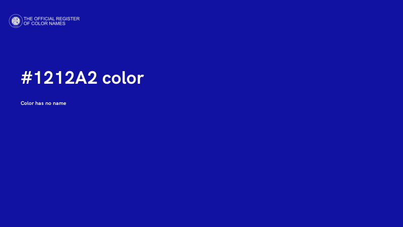 #1212A2 color image