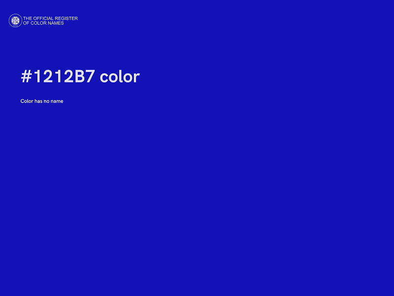 #1212B7 color image