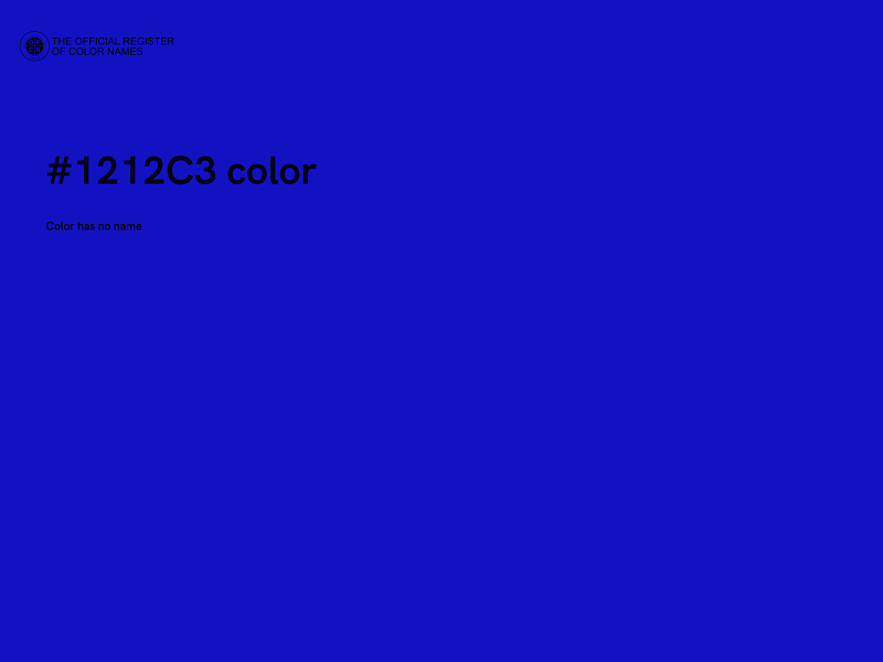 #1212C3 color image