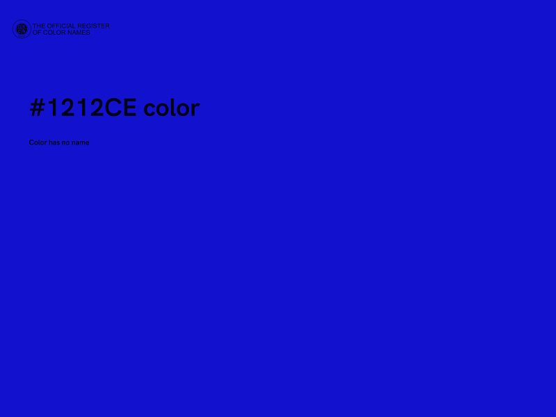 #1212CE color image