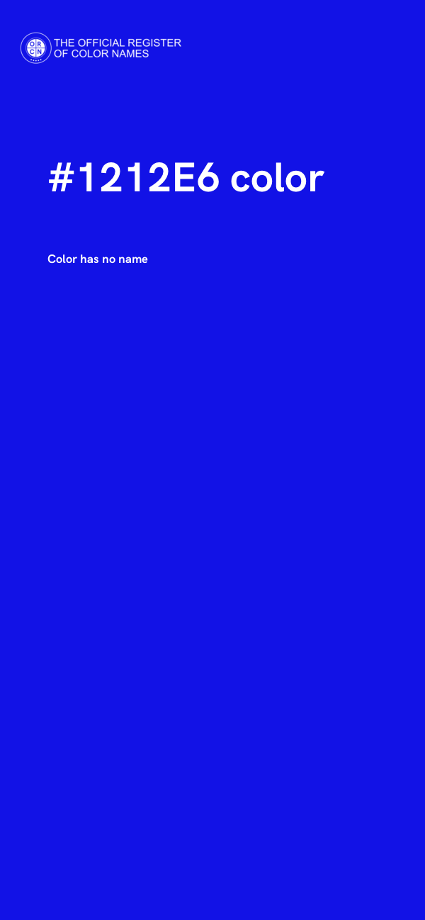 #1212E6 color image