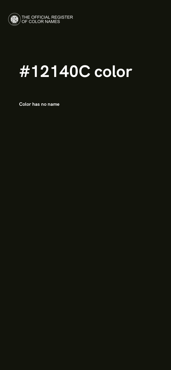 #12140C color image