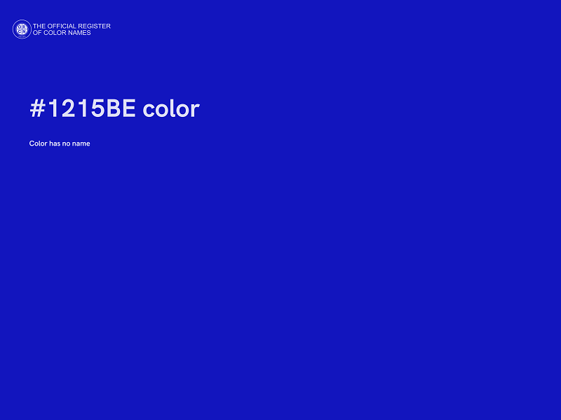 #1215BE color image