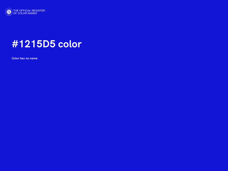 #1215D5 color image