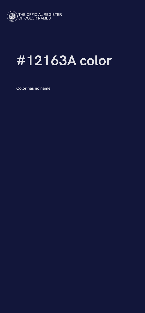 #12163A color image