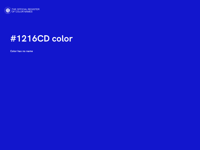 #1216CD color image