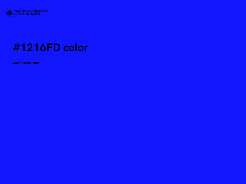 #1216FD color image