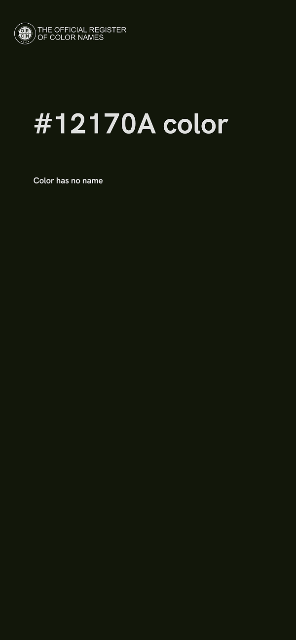 #12170A color image