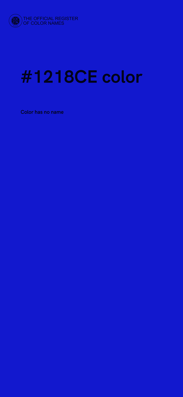 #1218CE color image