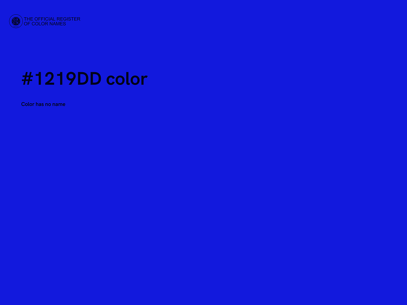 #1219DD color image