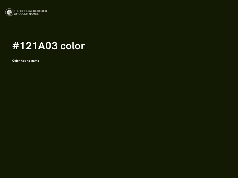 #121A03 color image