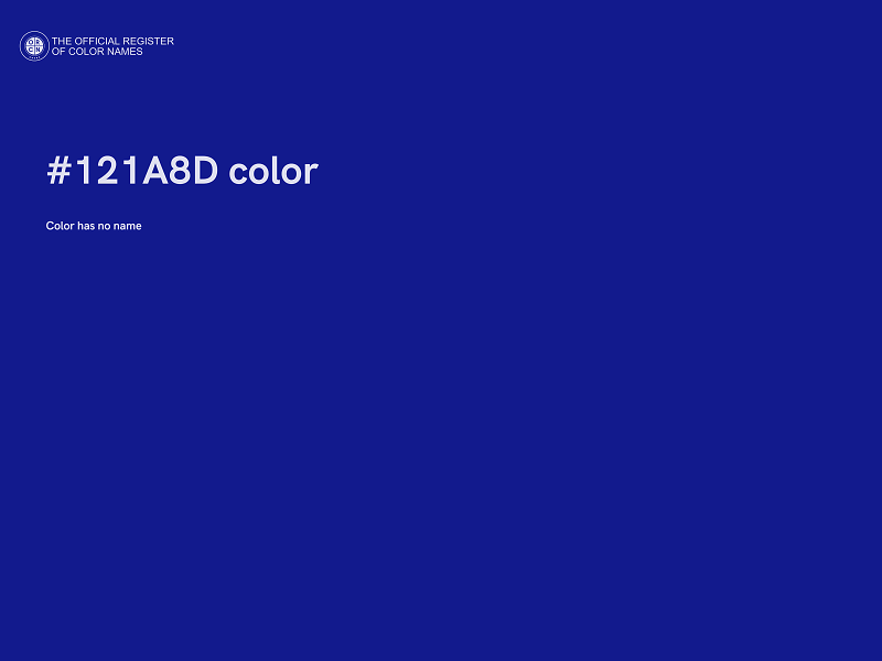 #121A8D color image