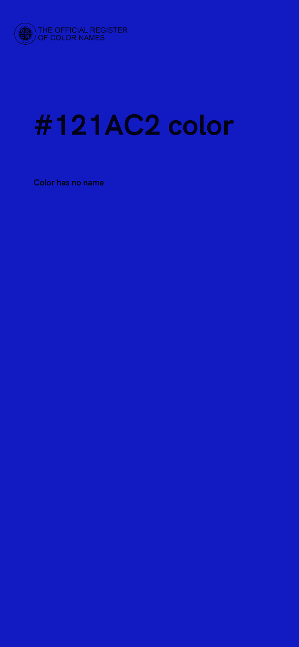 #121AC2 color image