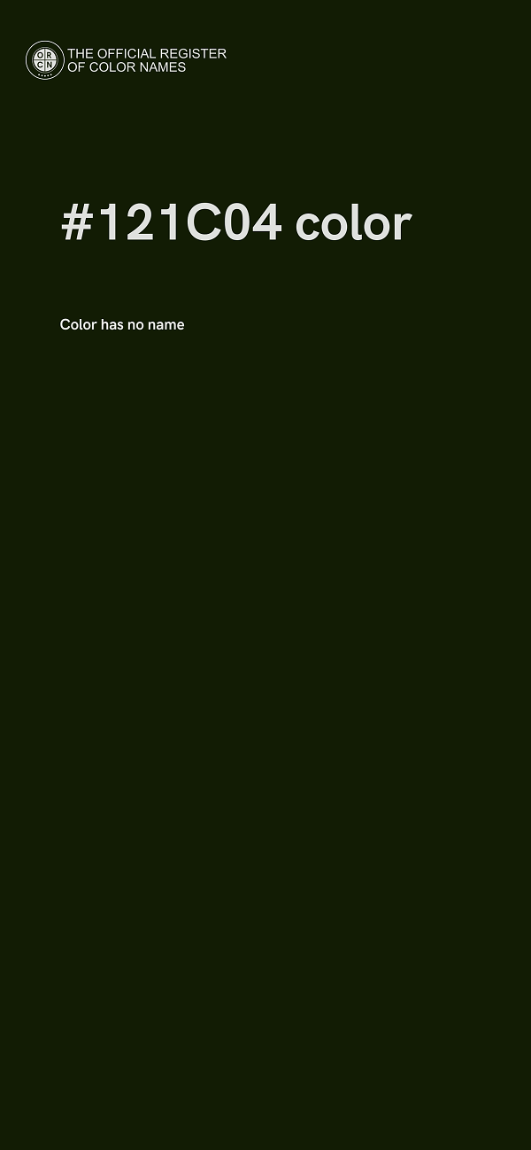 #121C04 color image