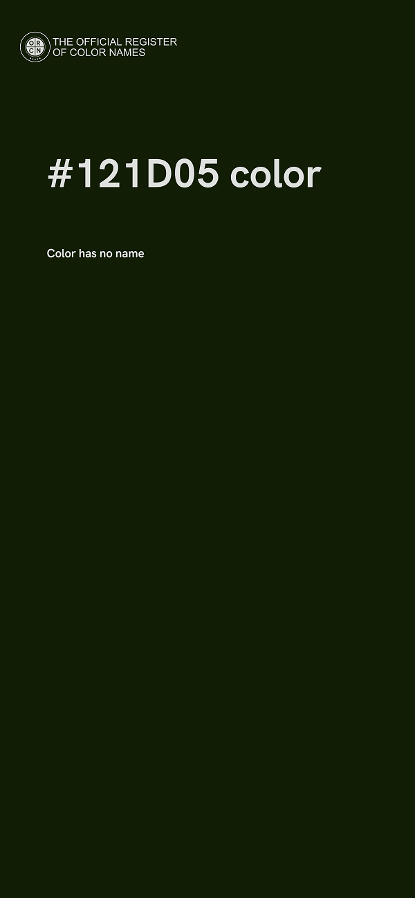 #121D05 color image