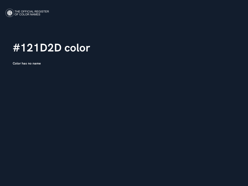 #121D2D color image