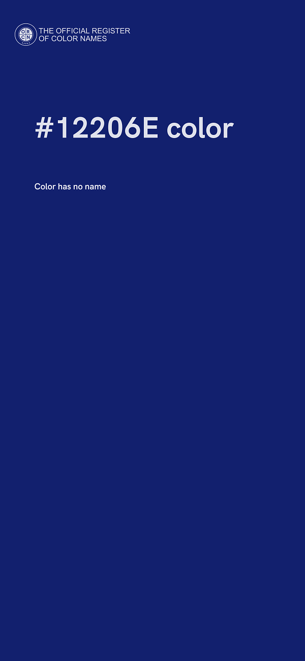 #12206E color image