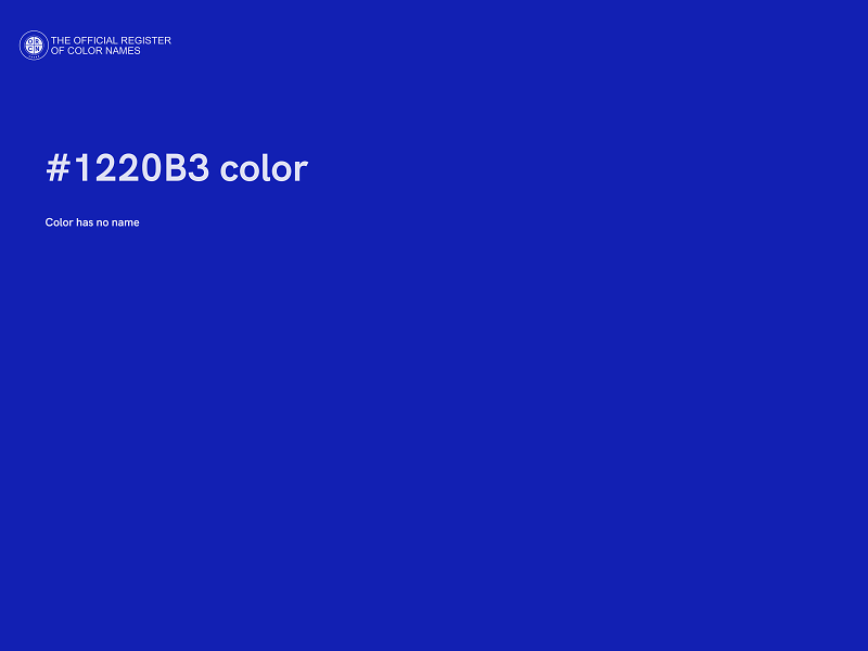 #1220B3 color image