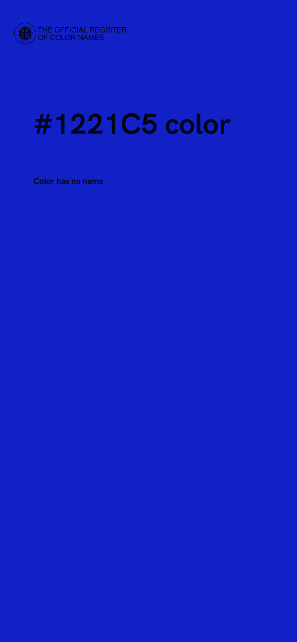 #1221C5 color image