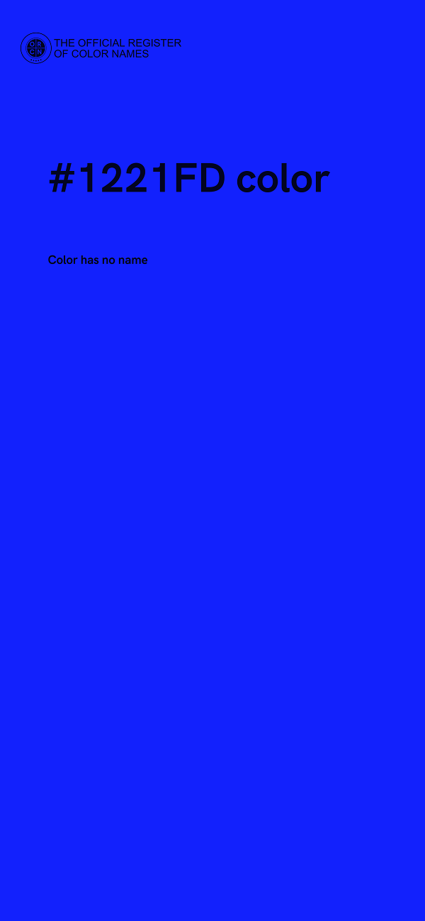 #1221FD color image