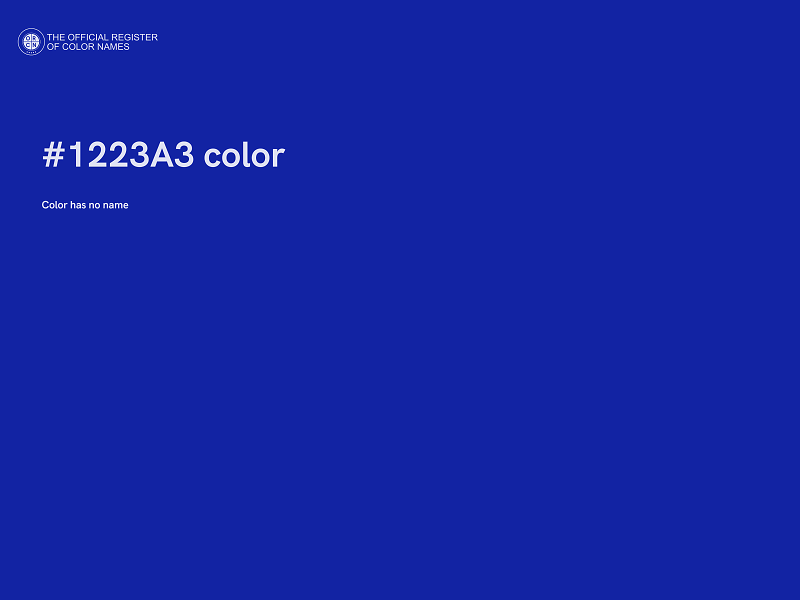 #1223A3 color image