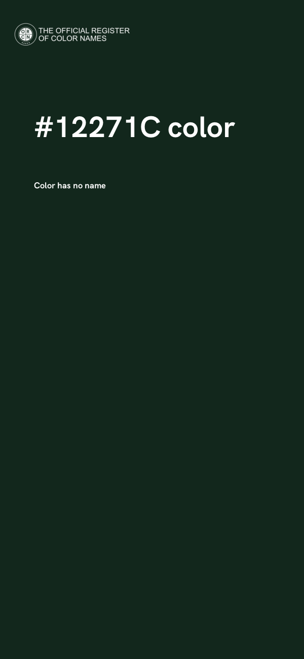 #12271C color image