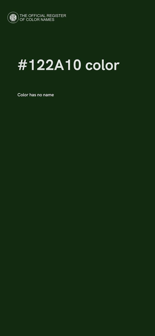 #122A10 color image
