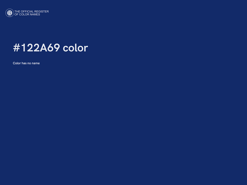 #122A69 color image
