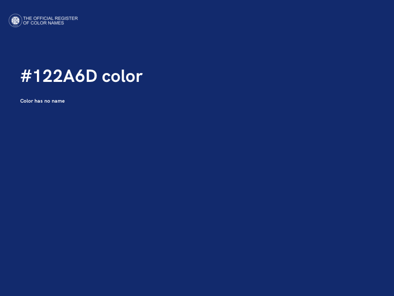 #122A6D color image