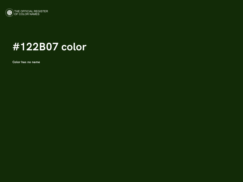 #122B07 color image