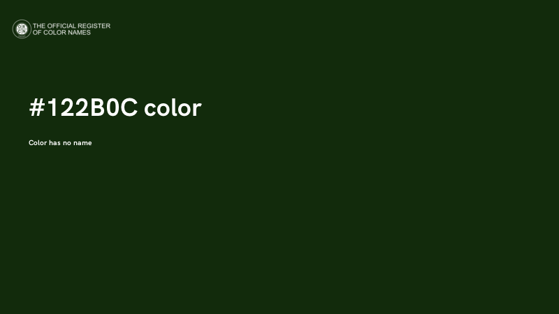 #122B0C color image