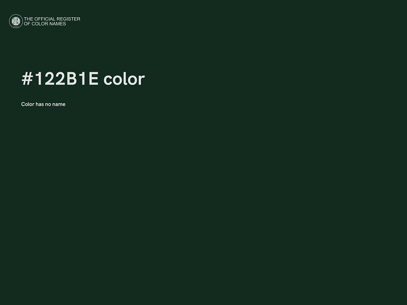 #122B1E color image