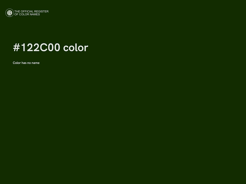 #122C00 color image