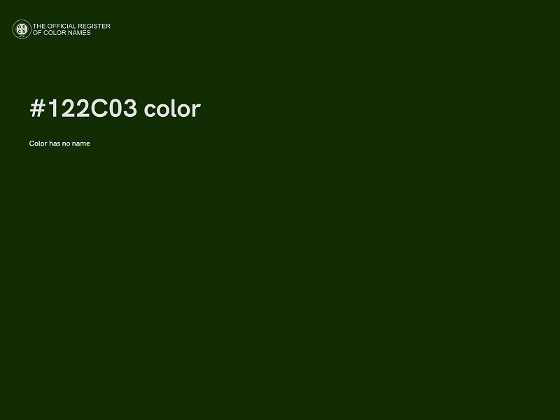 #122C03 color image