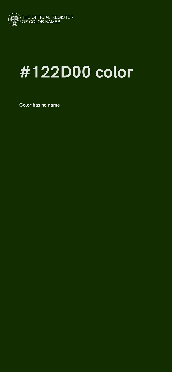 #122D00 color image