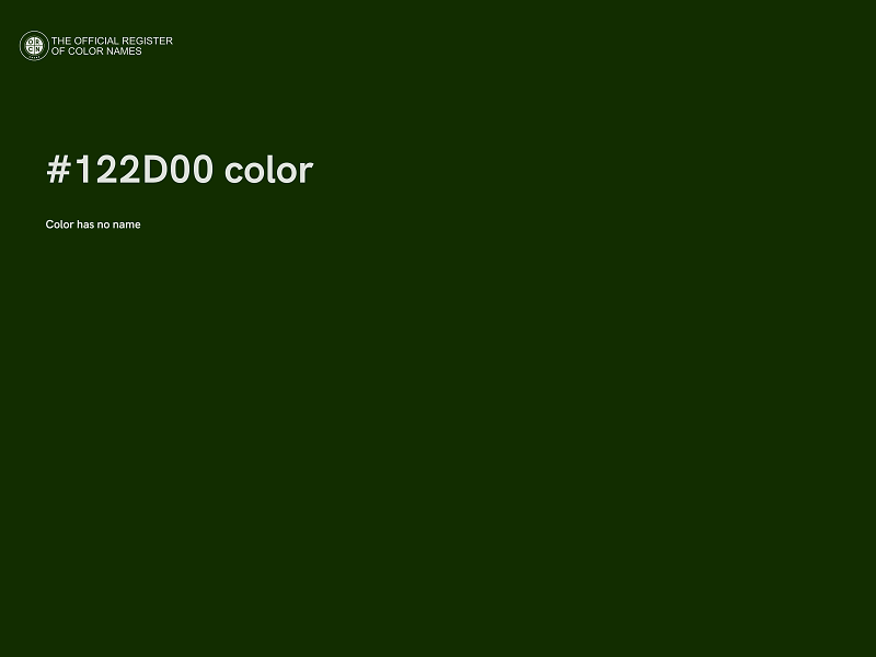 #122D00 color image