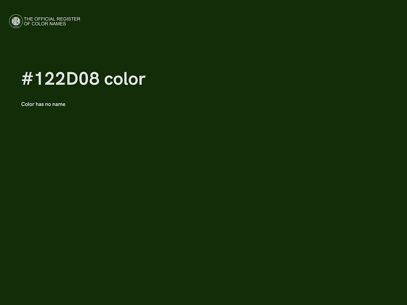 #122D08 color image