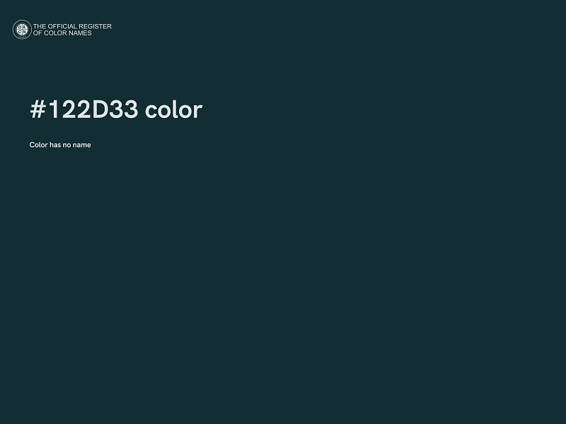 #122D33 color image