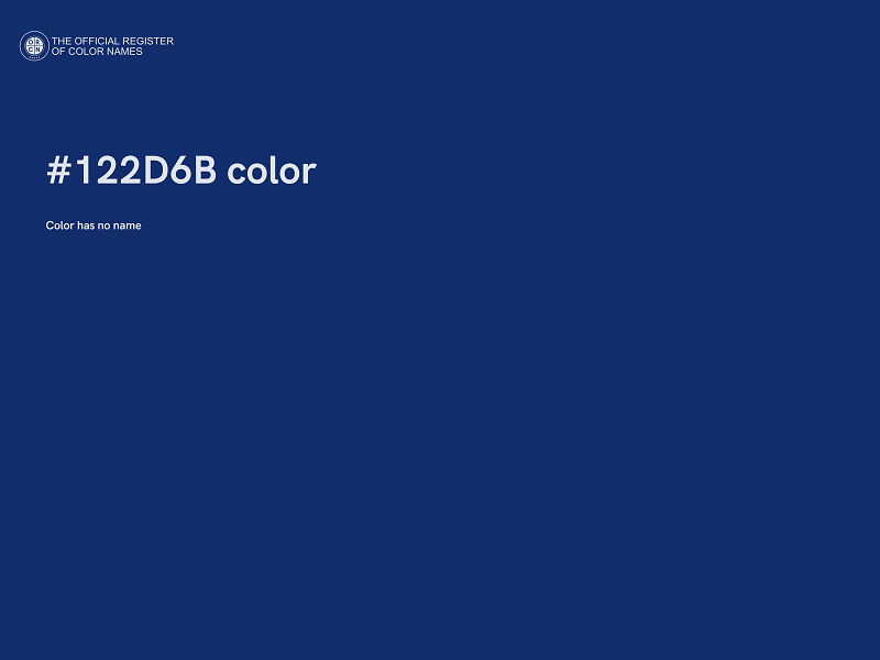 #122D6B color image