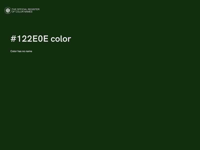 #122E0E color image