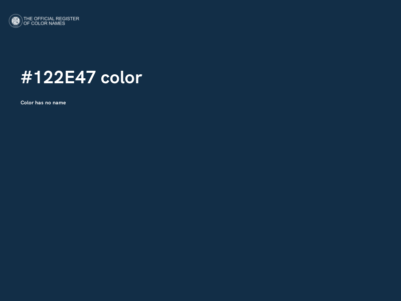 #122E47 color image