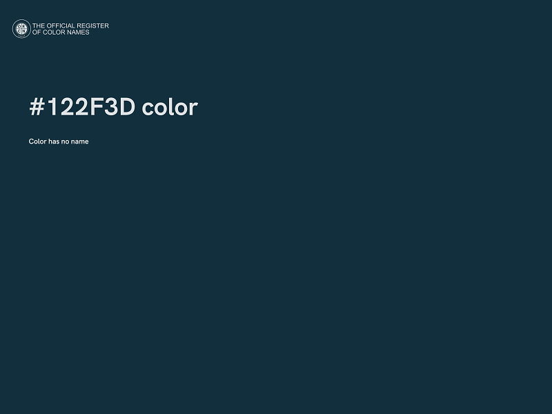 #122F3D color image