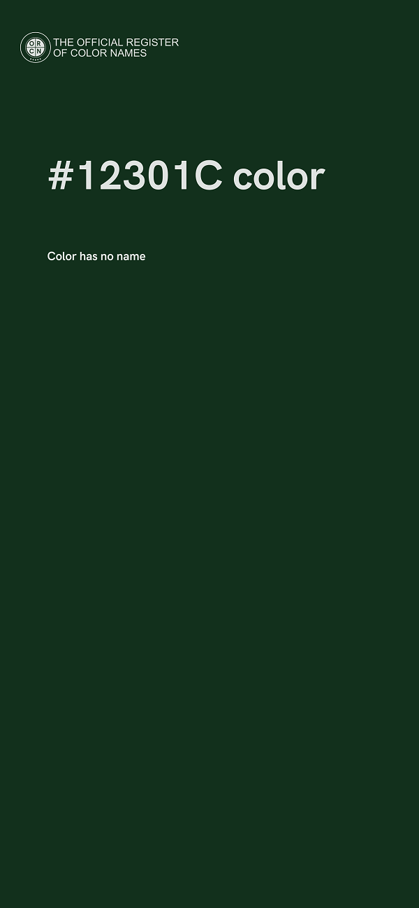 #12301C color image