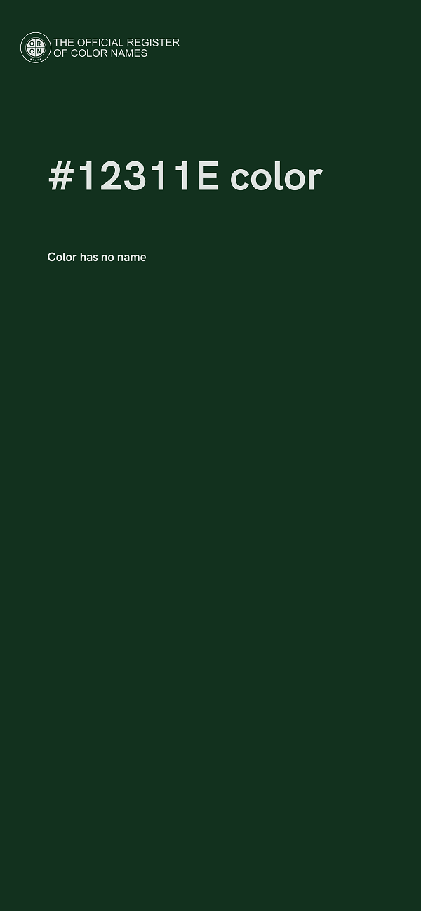 #12311E color image