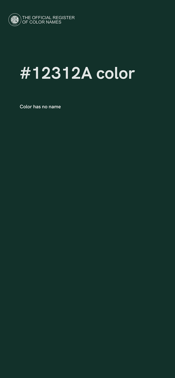 #12312A color image