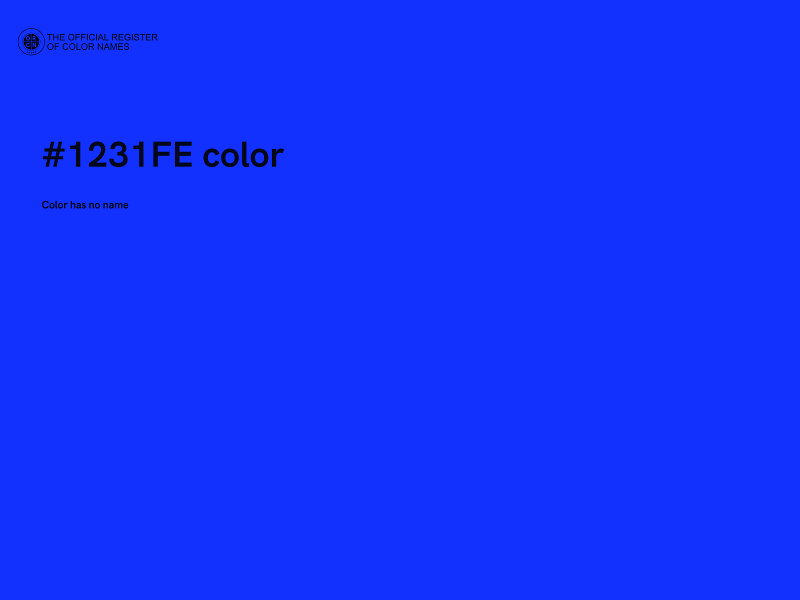 #1231FE color image